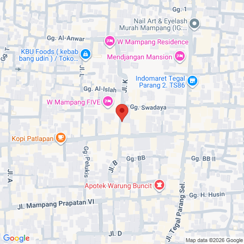 地図の  (Jakarta Selatan, Jakarta)