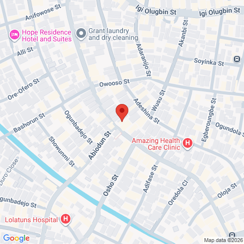 地図の  (Lagos)