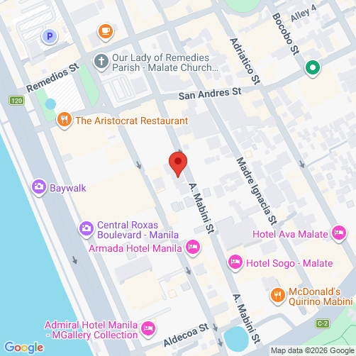 地図の  (Malate Manila)